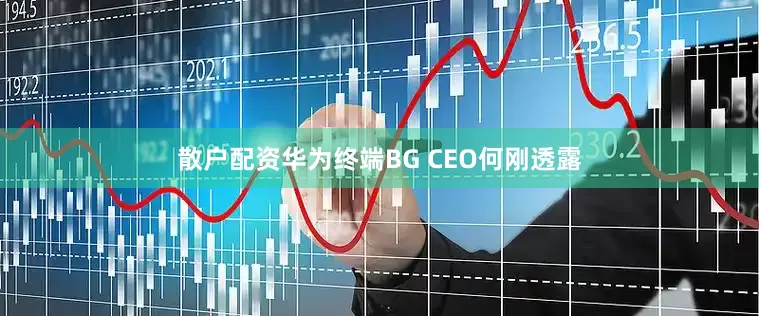 散户配资华为终端BG CEO何刚透露