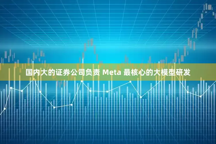 国内大的证券公司负责 Meta 最核心的大模型研发